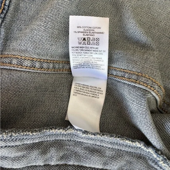 Jeans Jacket Denim Cotton by Lucky Brand Size M - Picture 11 of 11